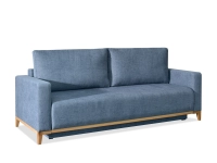 sofa stockholm jeansowy tkanina, podstawa dąb naturalny