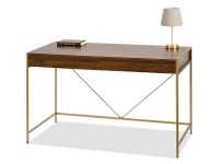 Eleganckie biurko z szufladami ORZECH ZŁOTY UNIF