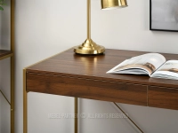 Eleganckie biurko z szufladami ORZECH ZŁOTY UNIF - wysoka jakość