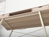 Modne biurko z szufladami GAVLE JESION BEŻ - KREM - charakterystyczne detale