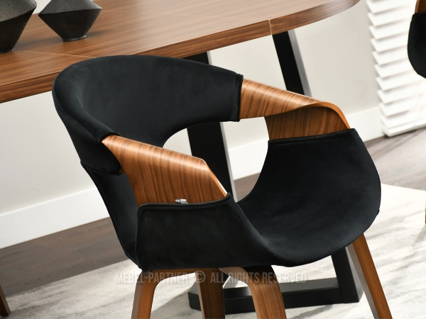 Wymiary krzesła tapicerowanego KORA