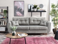 Produkt: Sofa blink szara tkanina, podstawa orzech