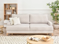 Produkt: Sofa crema-3 popiel tkanina, podstawa buk